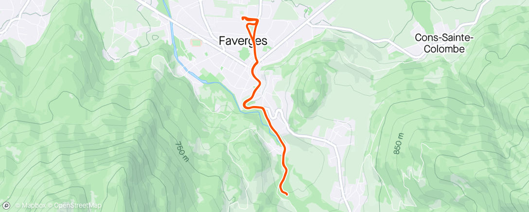 Map of the activity, VÉLOTAF