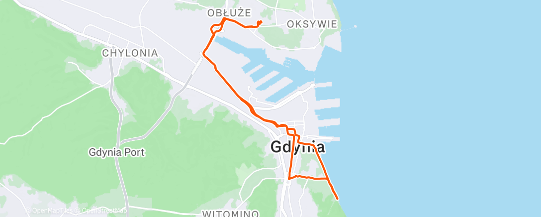 Map of the activity, Morning Ride