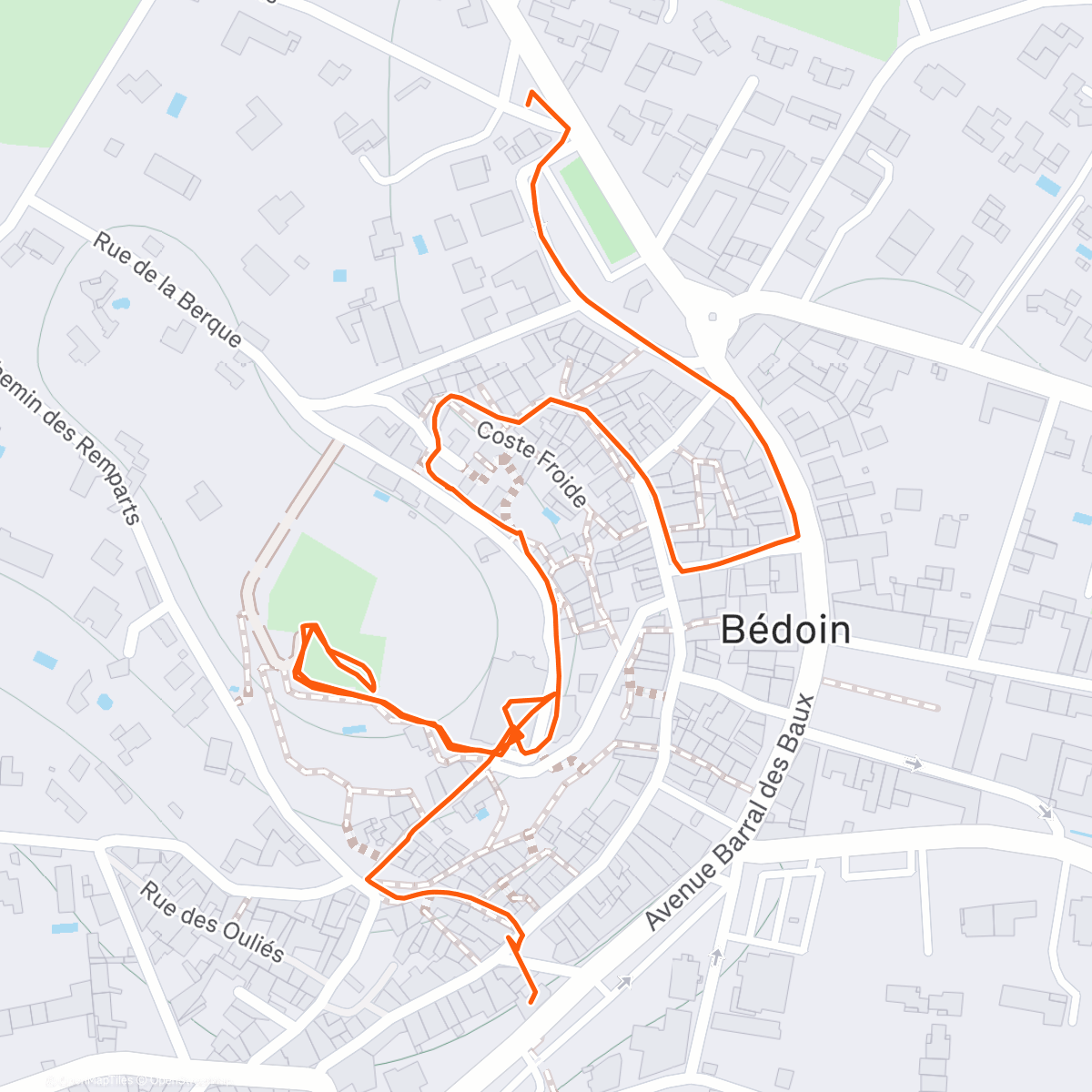 Карта физической активности (Afternoon Walk 🕯️)