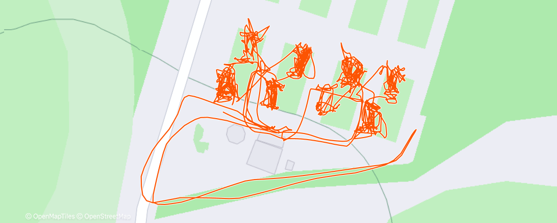 Map of the activity, Tennis btc social