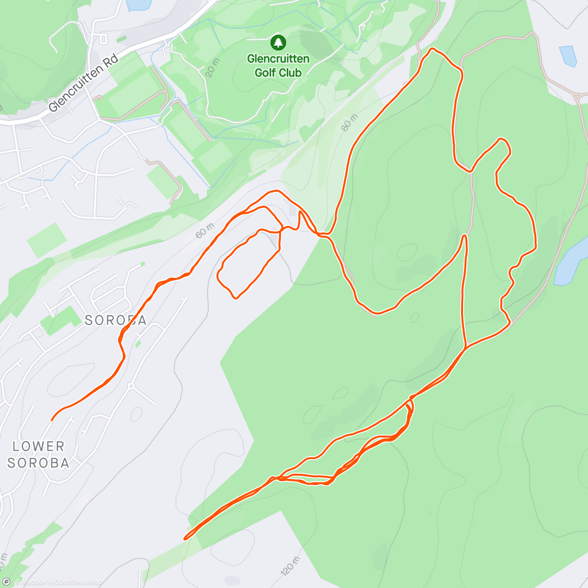 Mapa da atividade, Doggy Trail Run