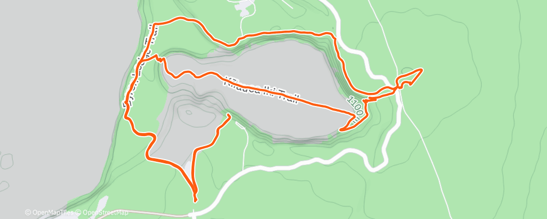 Map of the activity, Volcano
