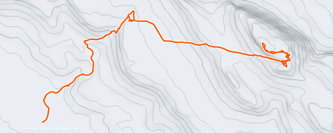 Map of the activity, Tafelberg (Cederberg)