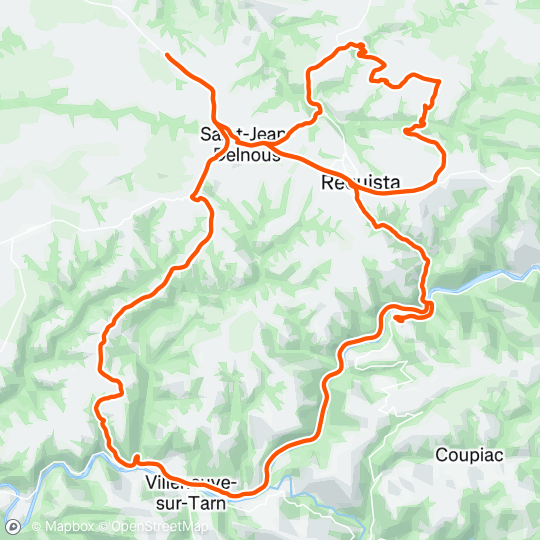 Carte de l'activité