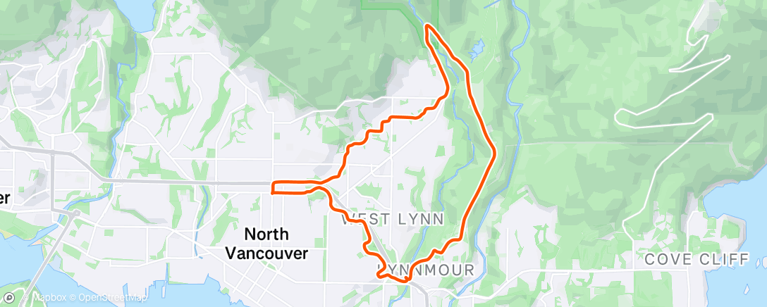 Map of the activity, Lunch Ride