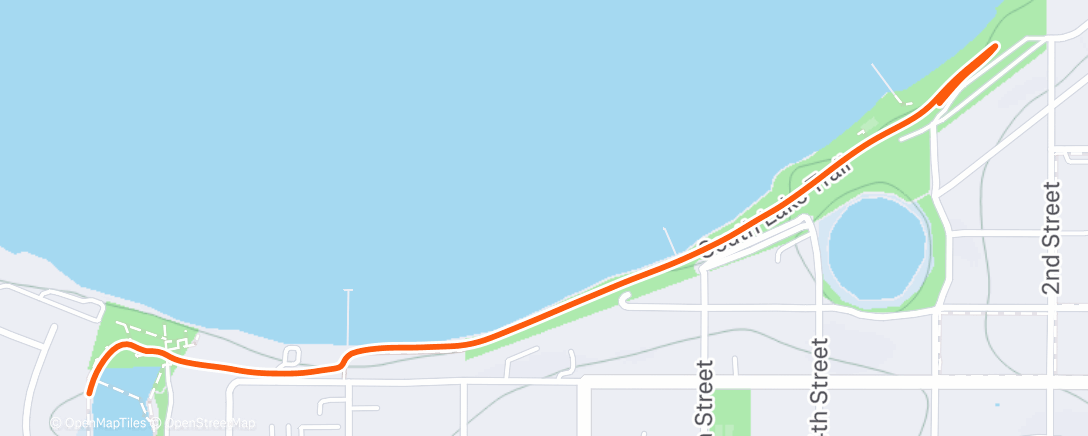 Карта физической активности (Night Walk)