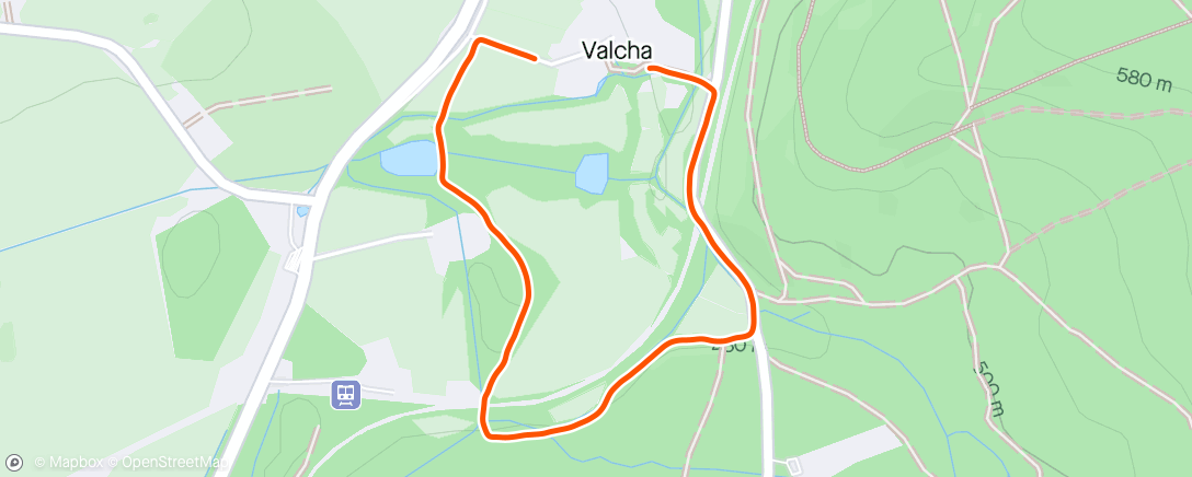 Map of the activity, Valcha 2