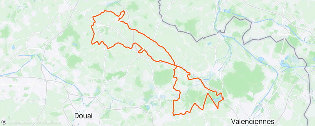 Map of the activity, Parijs-Roubaix met de club