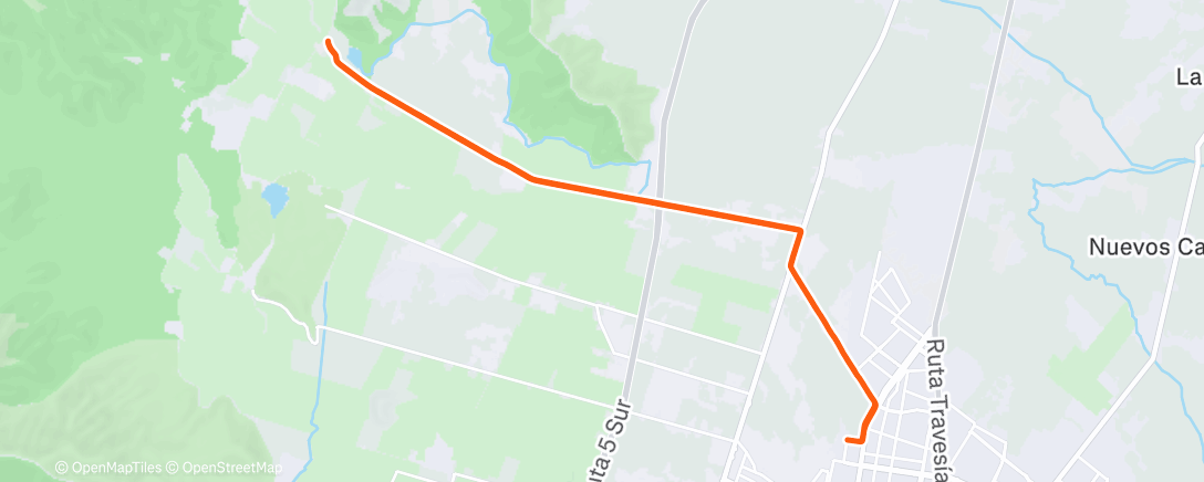 Карта физической активности (Morning Ride)