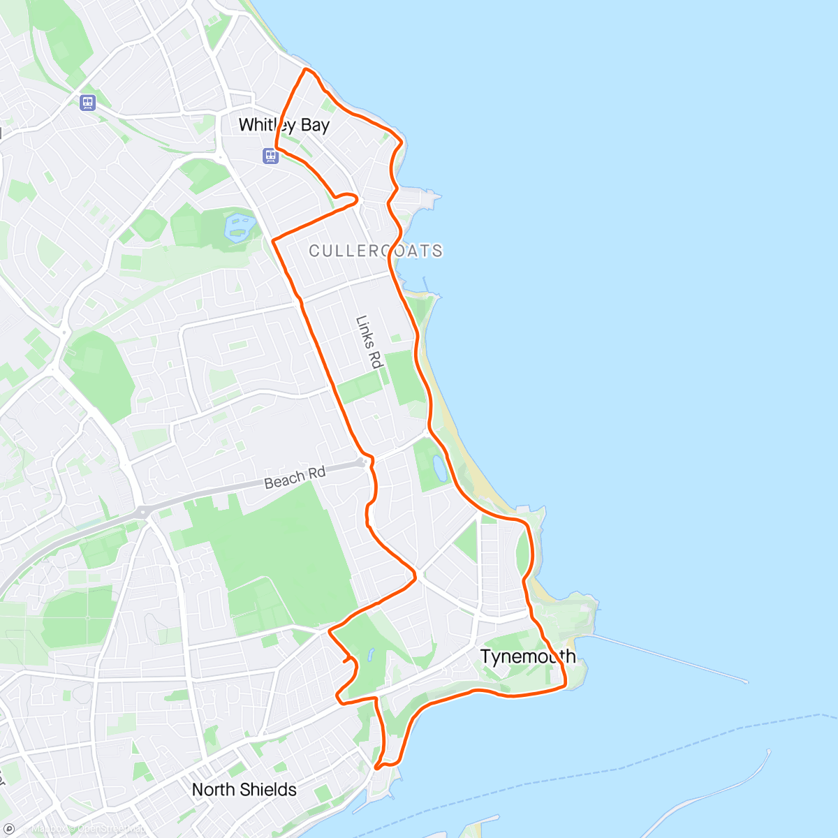 Map of the activity, Sub 10 minute miles :)