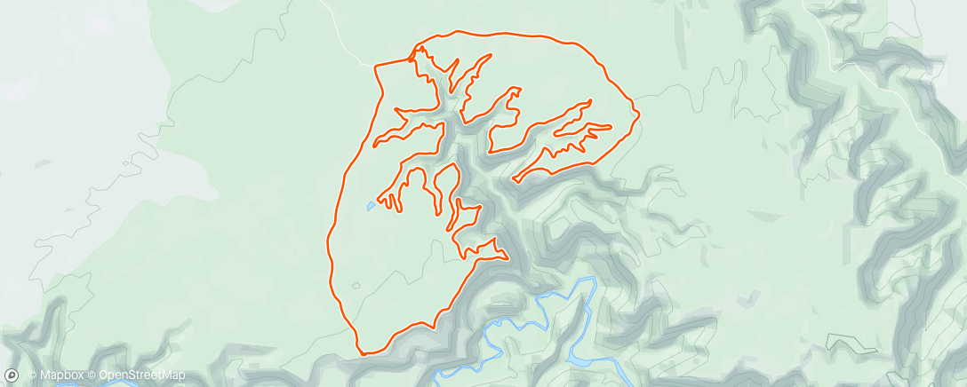 Map of the activity, Good Water Rim Trail