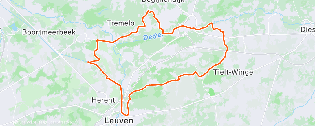 Map of the activity, Ochtendrit