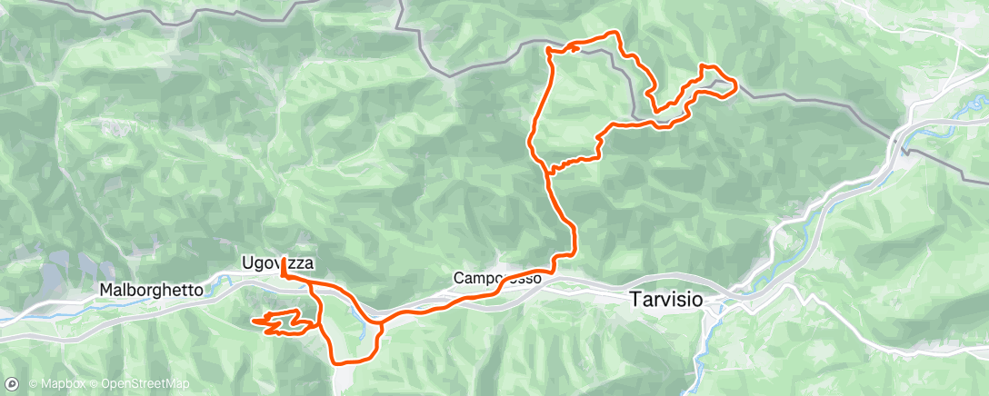 Map of the activity, Sessione di e-mountain biking all’ora di pranzo