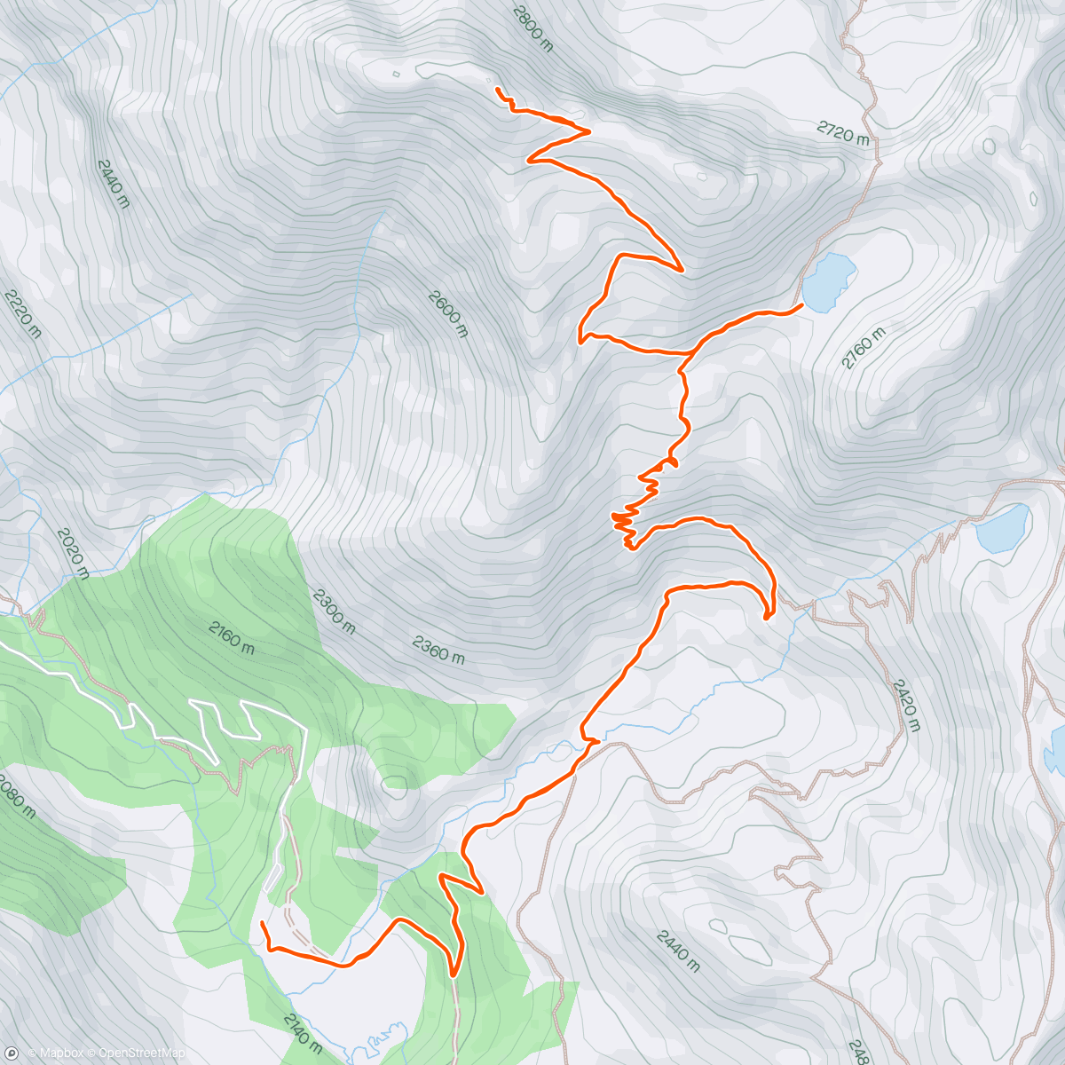 Map of the activity, Ascension du Mont Pelat avec Baptiste