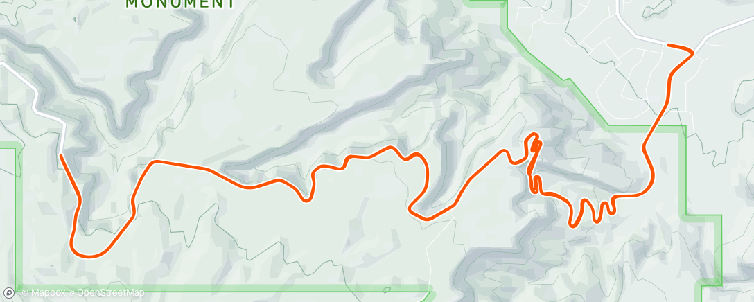 Map of the activity, 42 Miles of Single Track Dirt Bike Was Not Enough For Today - So I Added In A Bike Ride