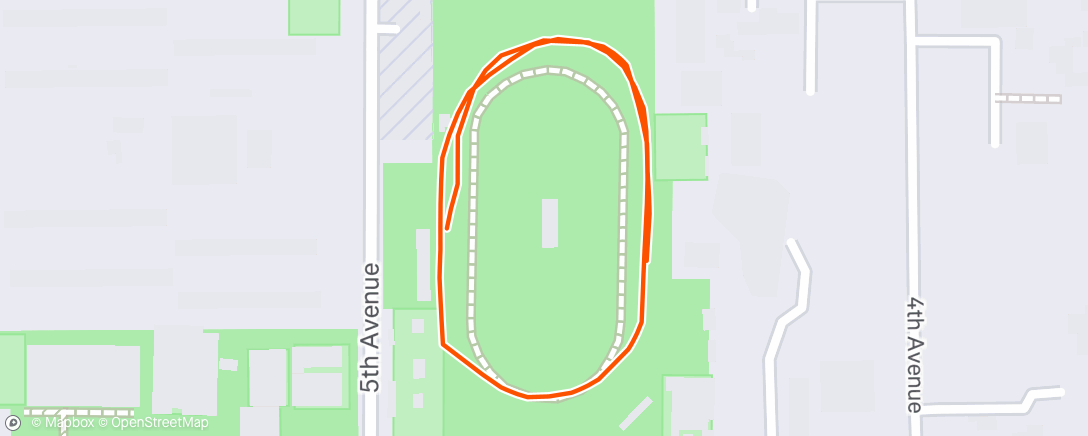 Map of the activity, Nike Run Club: Sunday Evening Run