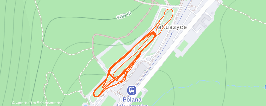 Карта физической активности (Ski aréna Jakuszyce)