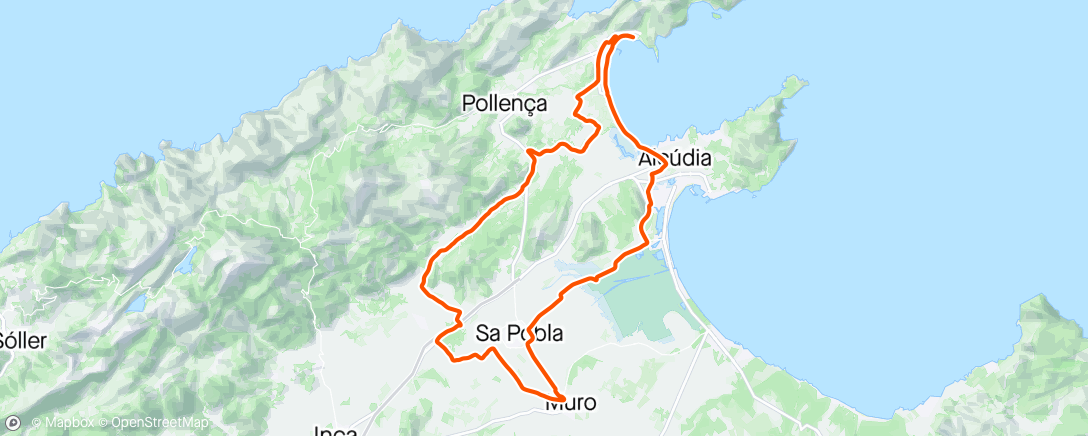 Map of the activity, Post rain spin