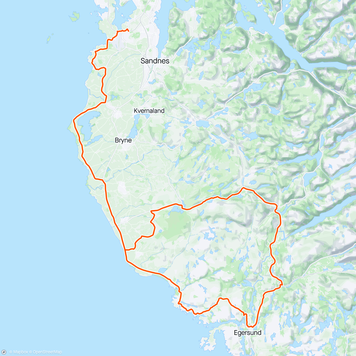 Map of the activity, Tour of Norway - 3