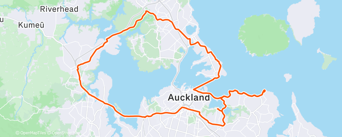 Map of the activity, Morning Ride