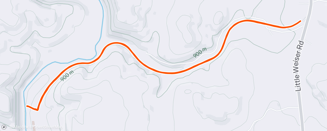 Map of the activity, Morning Run