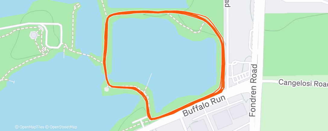 Map of the activity, Race Director Banditing Day 2