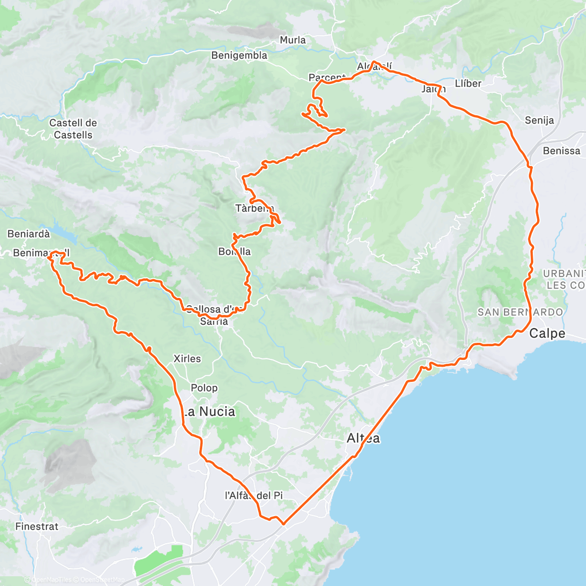 Map of the activity, Domingos en Rates