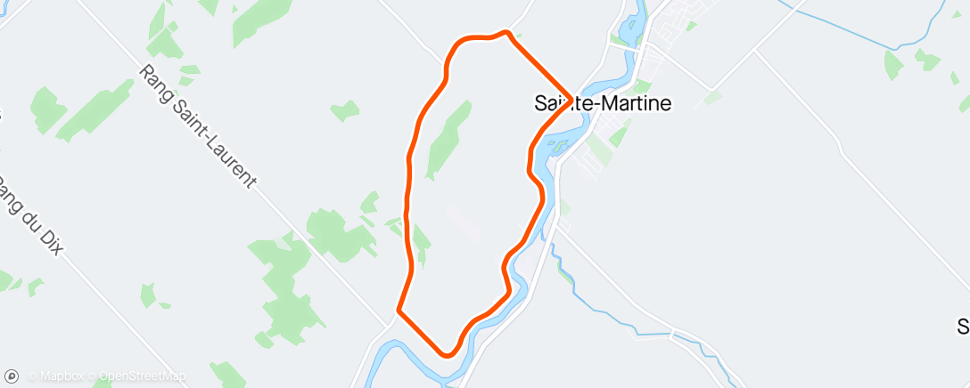 Map of the activity, Grand Prix Sainte-Martine