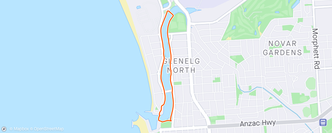 Map of the activity, The Strava tax ruining my 3.6km walk