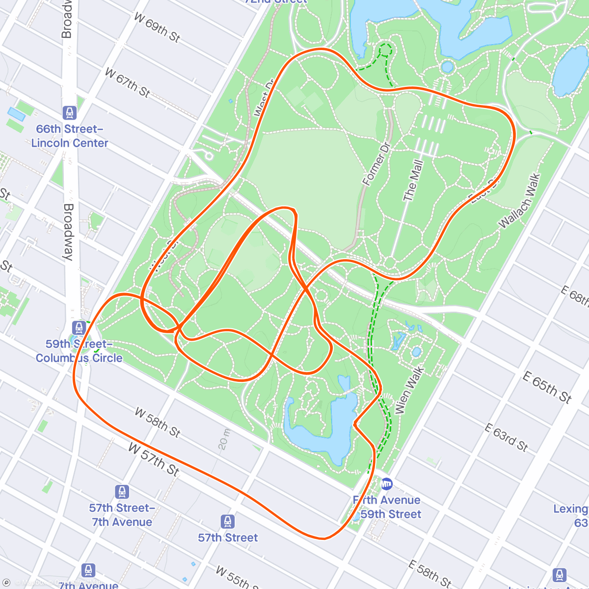 Map of the activity, Zwift - Step By Step in New York