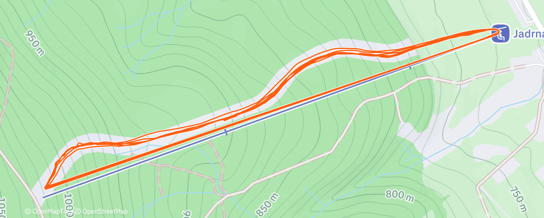 Карта физической активности (Morning Alpine Ski)