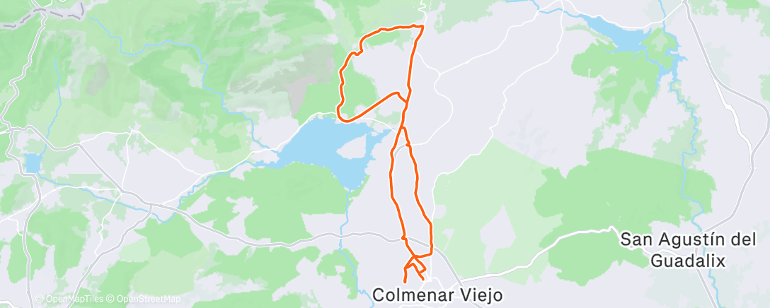 Map of the activity, 156º Gravel a tope