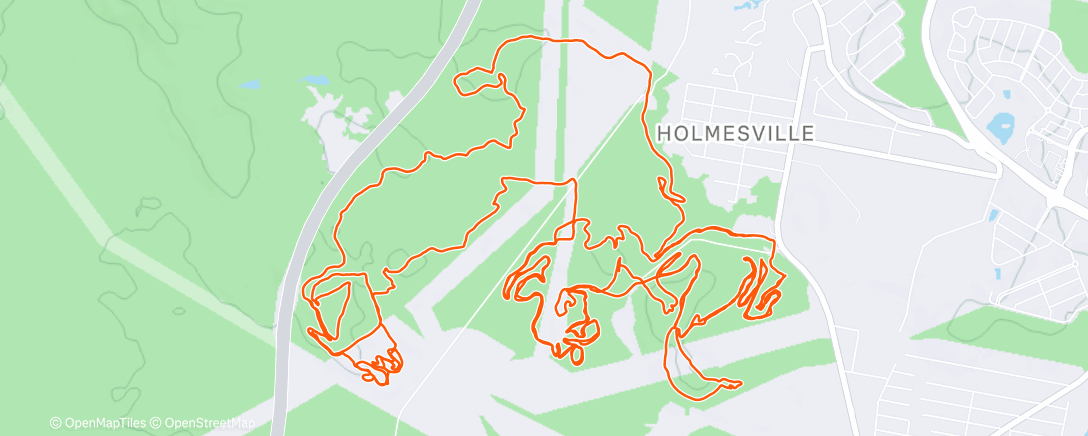 Карта физической активности (Lunch E-Mountain Bike Ride)