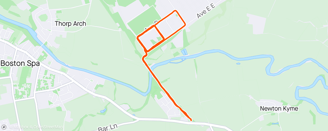 Map of the activity, Tuesday Session 🏃🏻‍♂️
