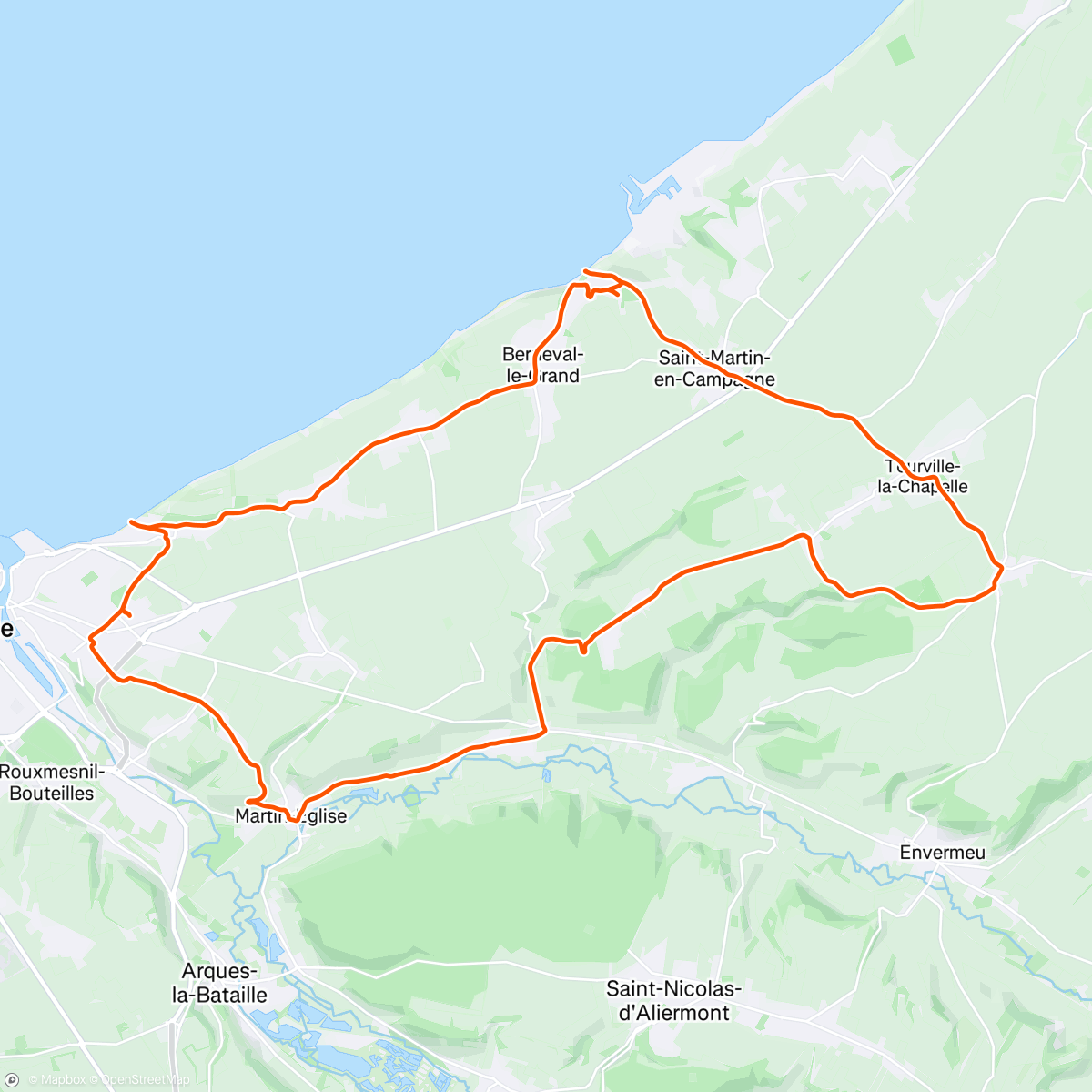 Map of the activity, Sortie pré-raclette 🌞💨💨