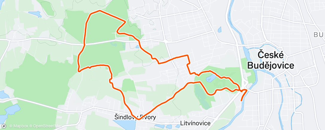 Mappa dell'attività Morning Run