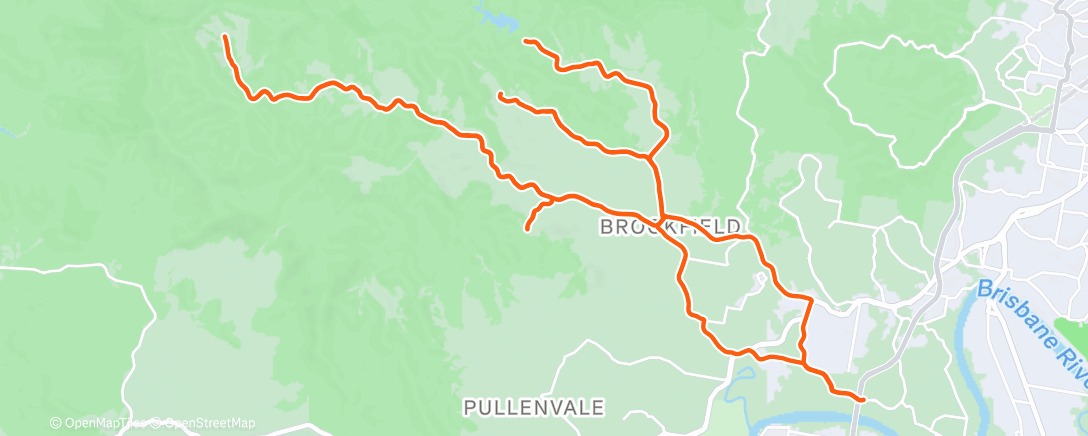 Map of the activity, 10 x Haven Rd plus Brookfield 3 fingers 🤙🏼