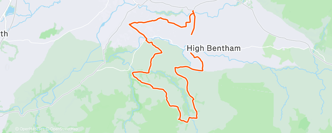 Map of the activity, Morning Ride