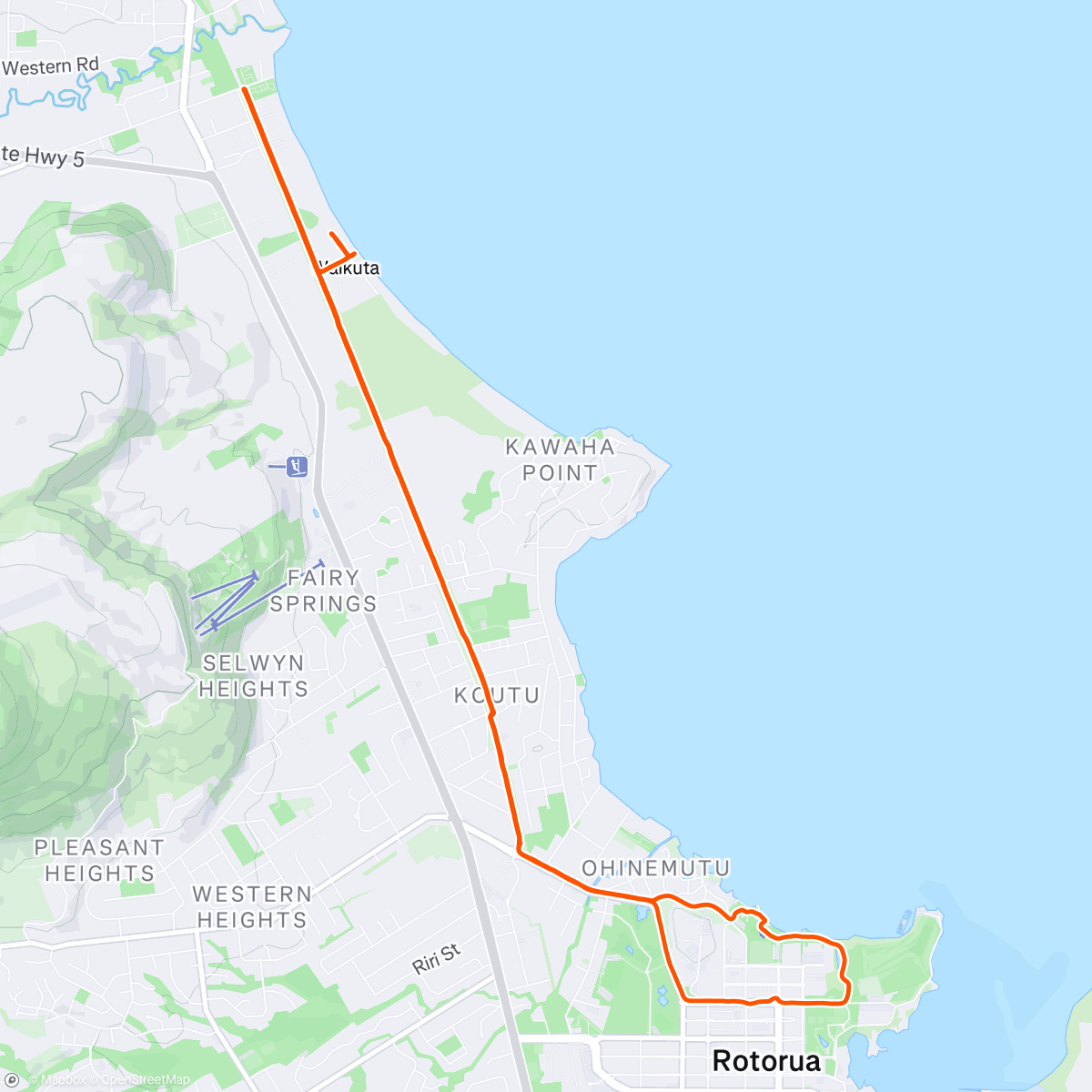 Map of the activity, Final Marathon Sesh