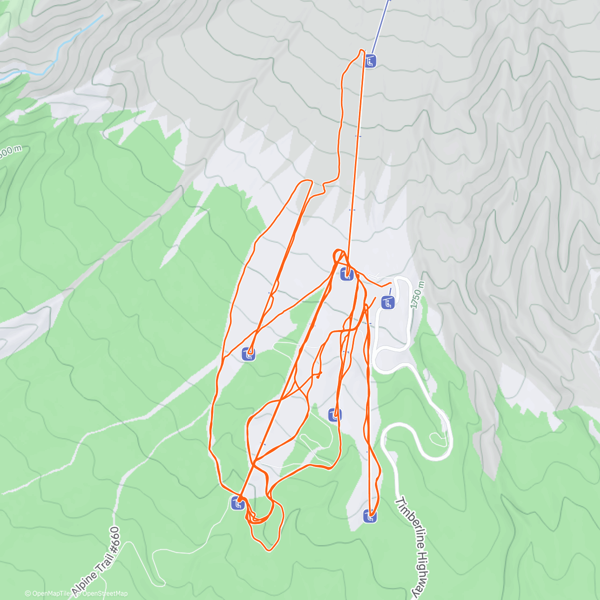 Map of the activity, Friday Funday