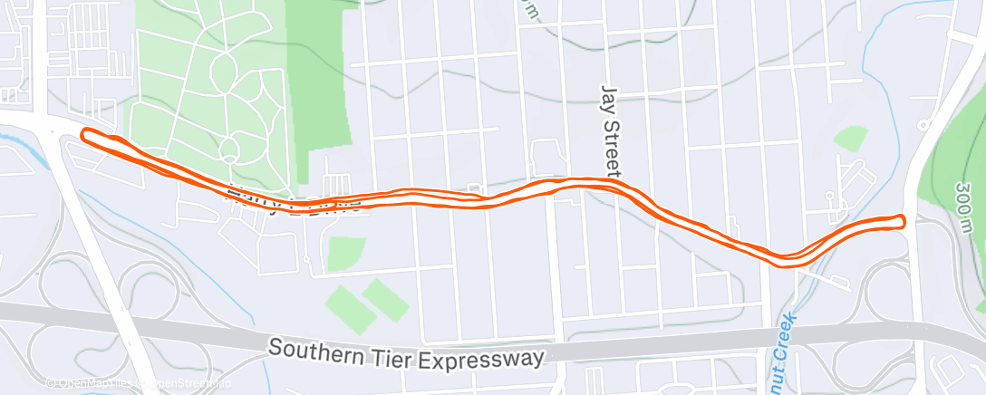 Map of the activity, EZ 10K