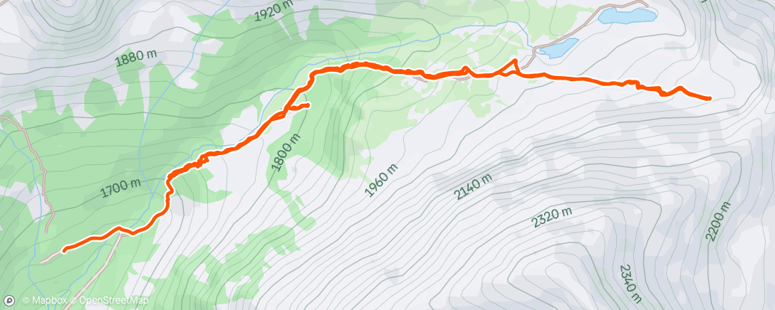 Map of the activity, Morning Nordic Ski