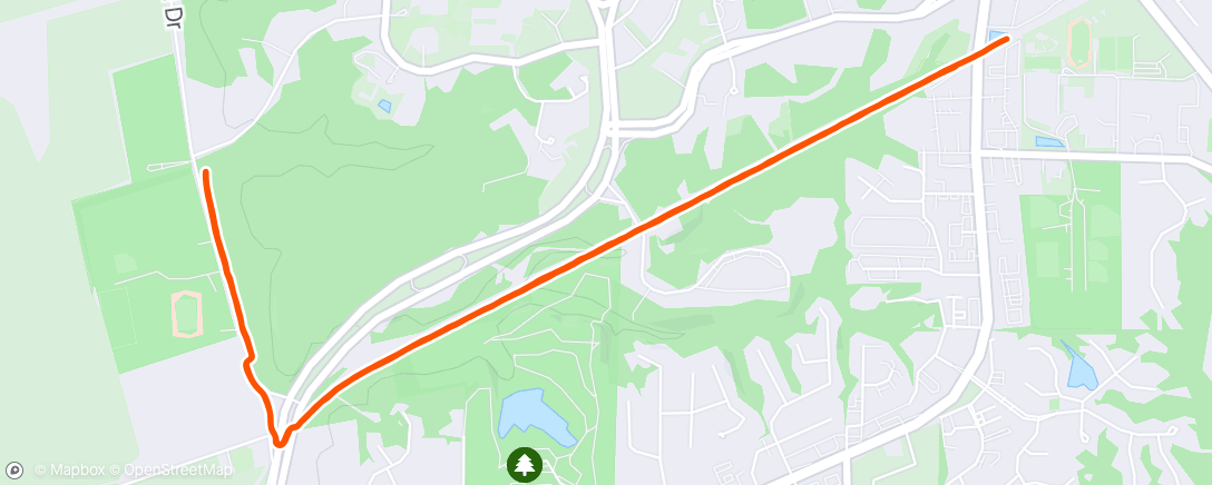 Map of the activity, 6 × 3' on/3' off @ tempo
