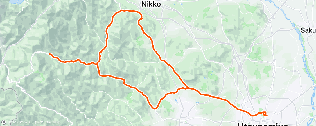 Map of the activity, Morning Ride