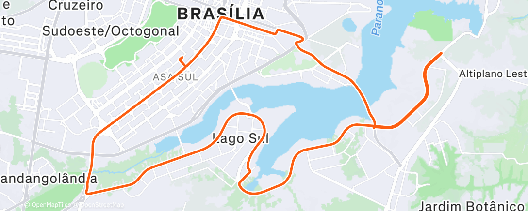 Map of the activity, Morning Ride