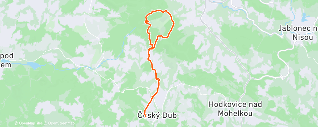 Карта физической активности (Evening Run)