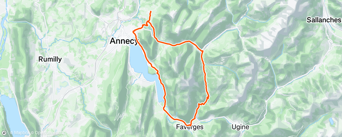 Map of the activity, Col du Marais 🌞