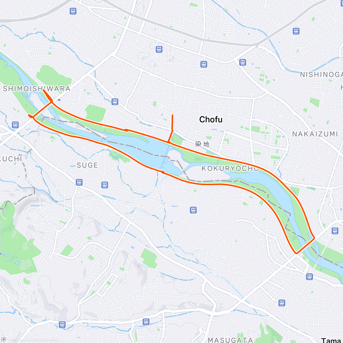 Map of the activity, 晨间骑行
 是不是可以弄个艇
标题
都
可以
换行
吗