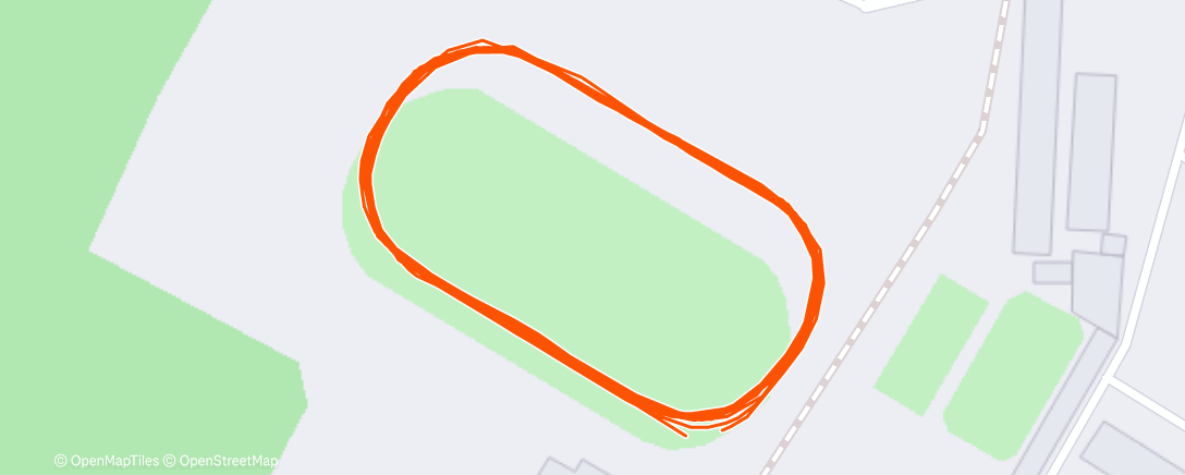 Карта физической активности (Северный лыжный заезд (ночь))