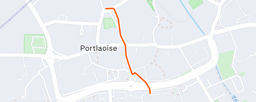 Map of the activity, Morning Walk